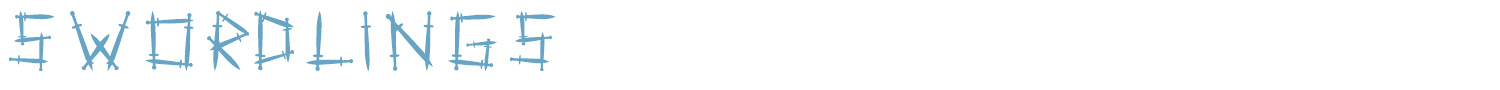 sample Swordlings font