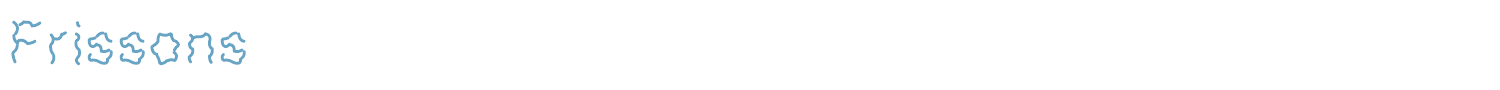 sample Frissons font