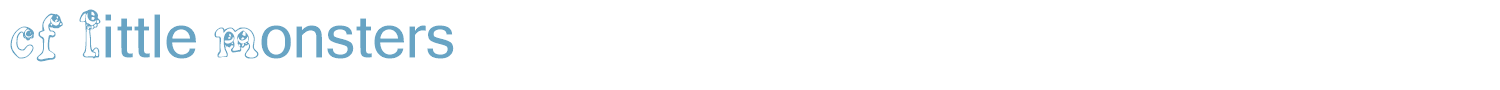 sample CF Little Monsters font