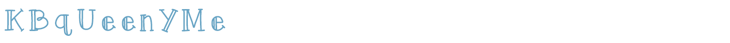 sample KBqUeenYMe font