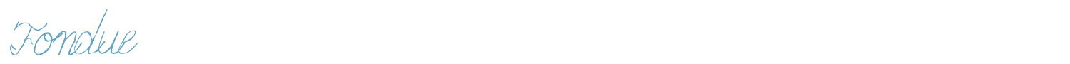 sample Fondue font