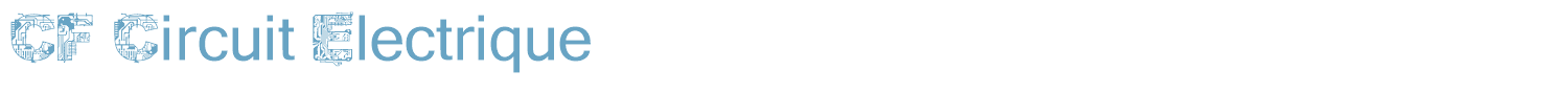 sample CF Circuit Electrique font