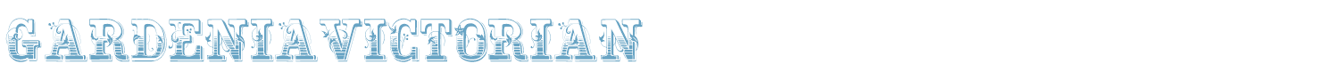 sample GardeniaVictorian font