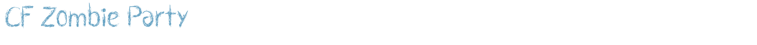sample CF Zombie Party font