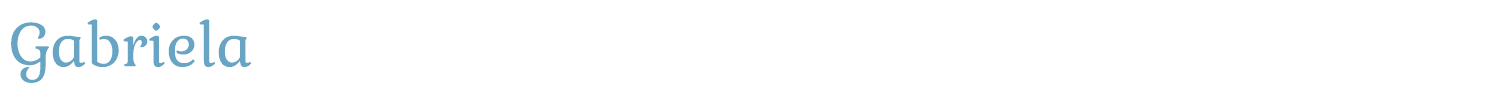 sample Gabriela font