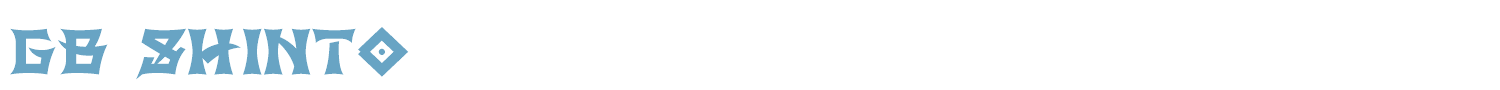 sample GB Shinto font