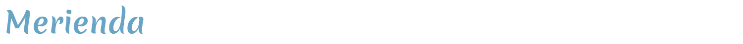 sample Merienda font