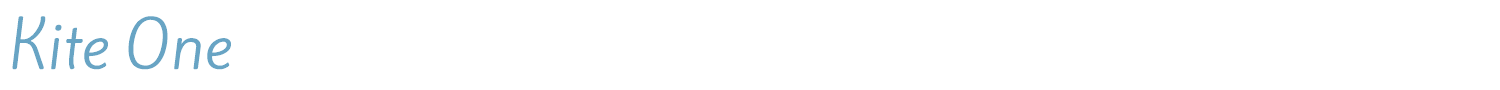 sample Kite One font