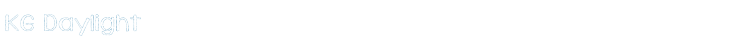 sample KG Daylight font