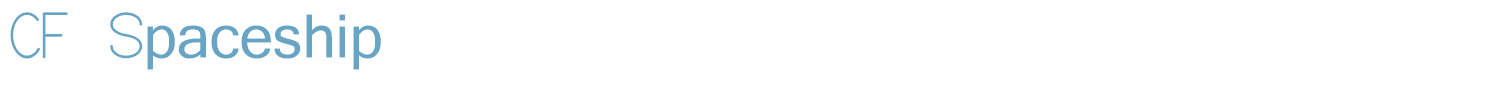 sample CF Spaceship font