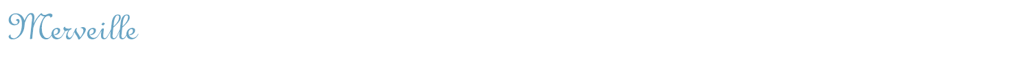 sample Merveille font