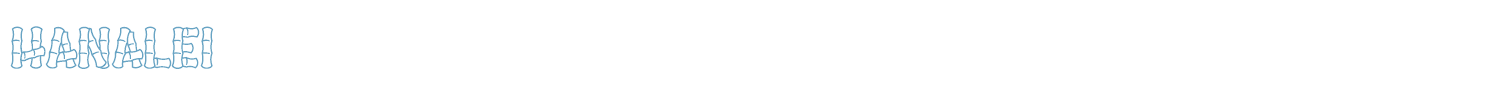 sample Hanalei font