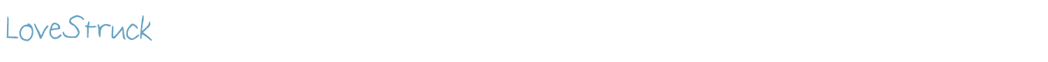 sample LoveStruck font