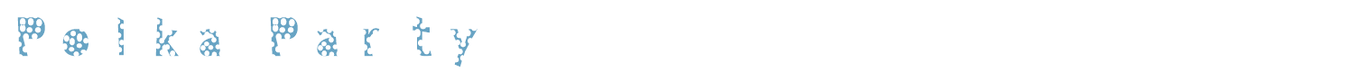 sample Polka Party font