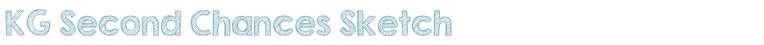 sample KG Second Chances Solid font