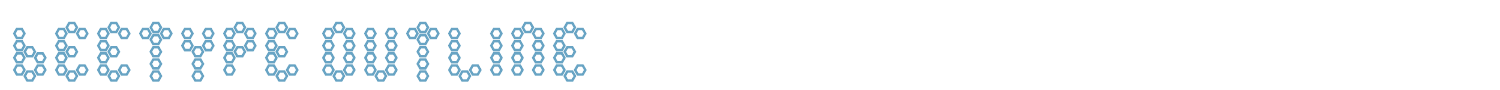 sample Beetype Outline font