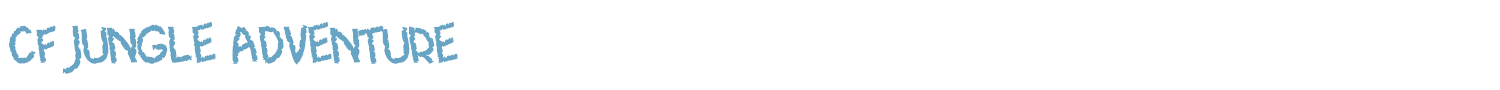 sample CF Jungle Adventure font