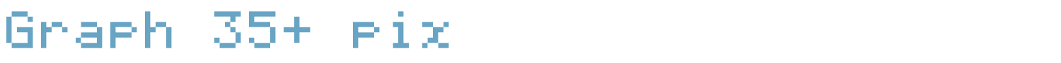 sample Graph 35  pix font