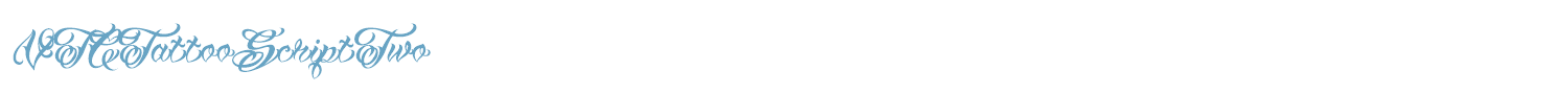 sample VTCTattooScriptTwo font