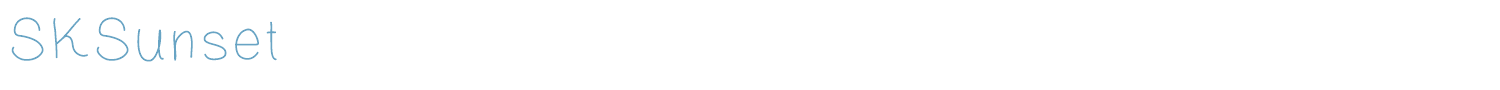 sample SKSunset font
