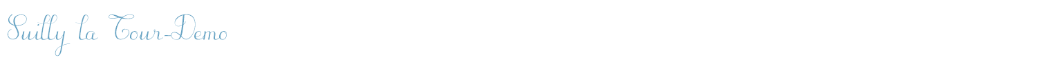 sample Suilly la Tour-Demo font