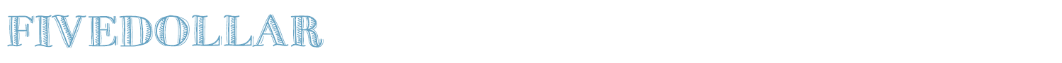 sample FiveDollar font