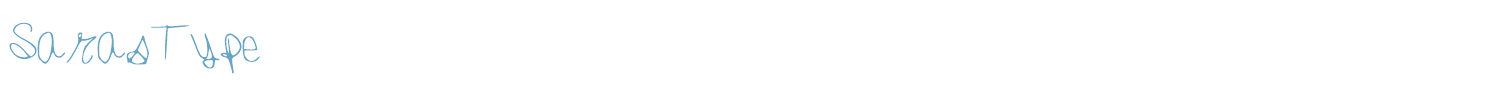 sample SarasType font