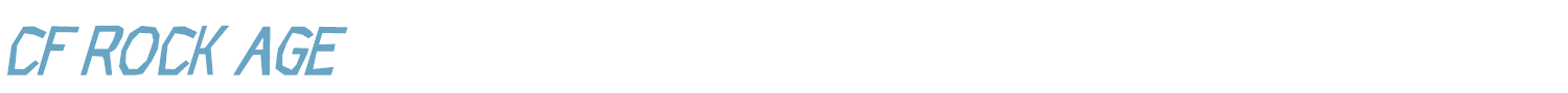 sample CF Rock Age font