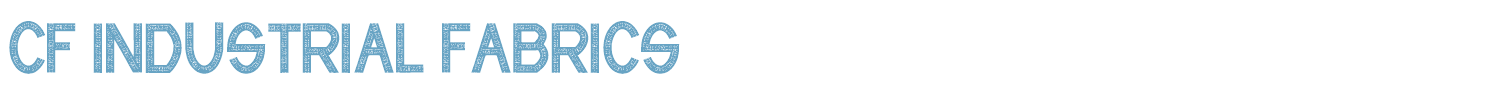 sample CF Industrial Fabrics font