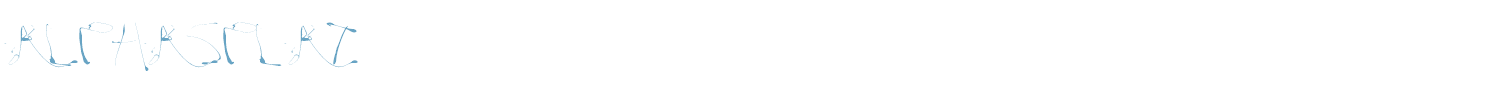 sample Alphasplat font