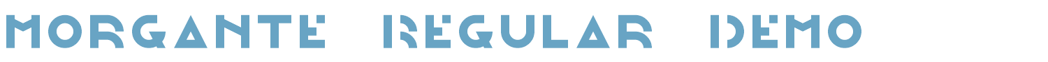 sample Morgante font