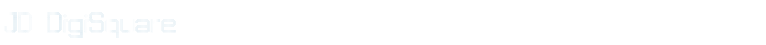 sample JD DigiSquare font