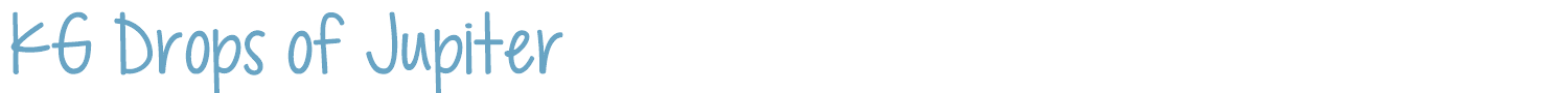 sample KG Drops of Jupiter font