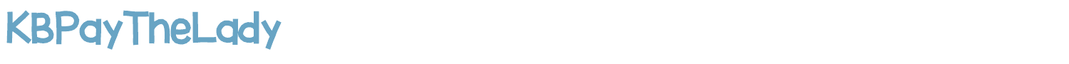 sample KBPayTheLady font