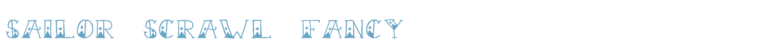 sample Sailor Scrawl Fancy font