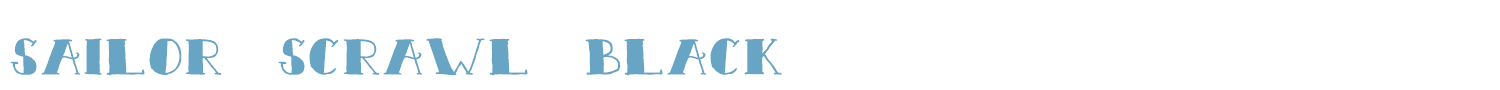 sample Sailor Scrawl Black font