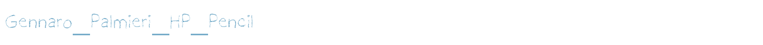 sample Gennaro_Palmieri_HP_Pencil font