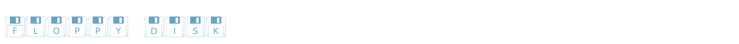sample Floppy Disk font