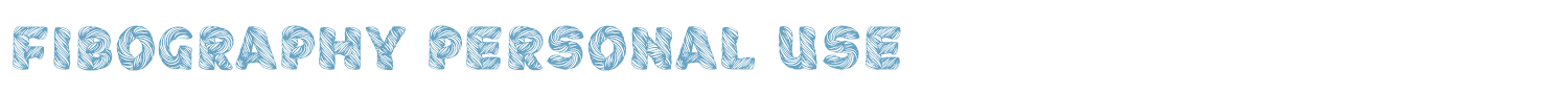 sample Fibography Personal Use font