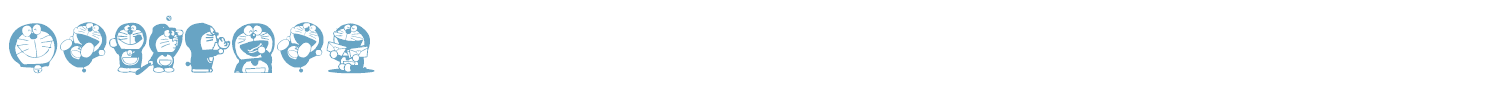 sample Doraemon font