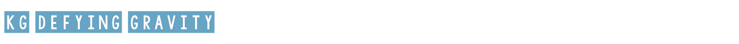 sample KG Defying Gravity font