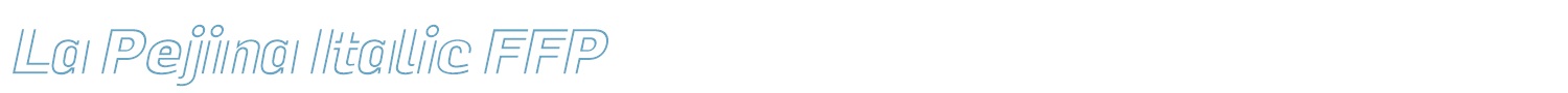 sample La Pejina ffp font