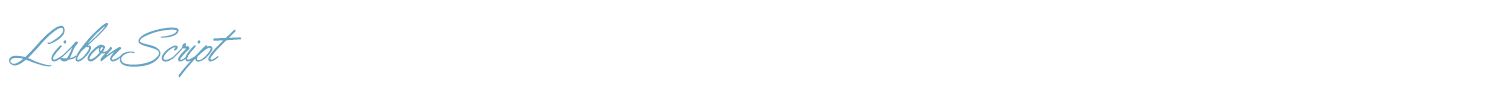 sample LisbonScript font