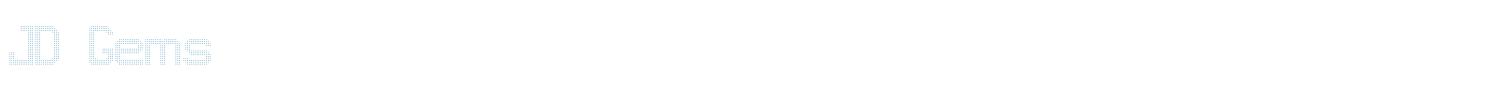 sample JD Gems font