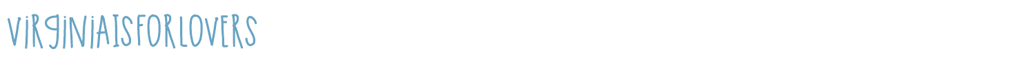 sample VirginiaIsForLovers font