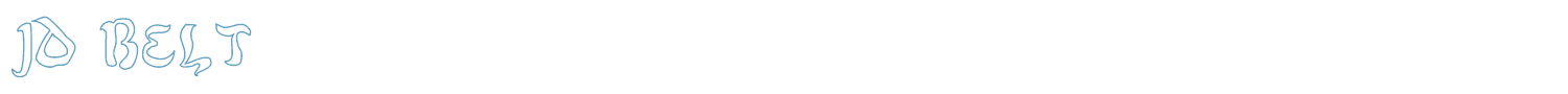 sample JD Belt font