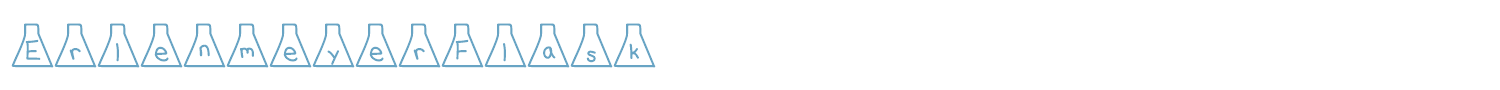 sample ErlenmeyerFlask font