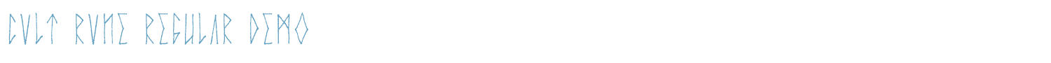 sample Cvlt Rvne Regular Demo font
