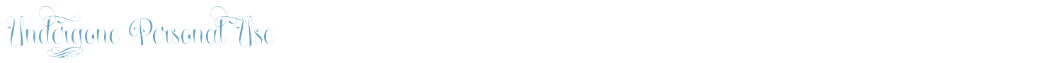 sample Undergone Personal Use font