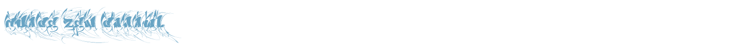 sample CHASE ZEN SPRAWL font